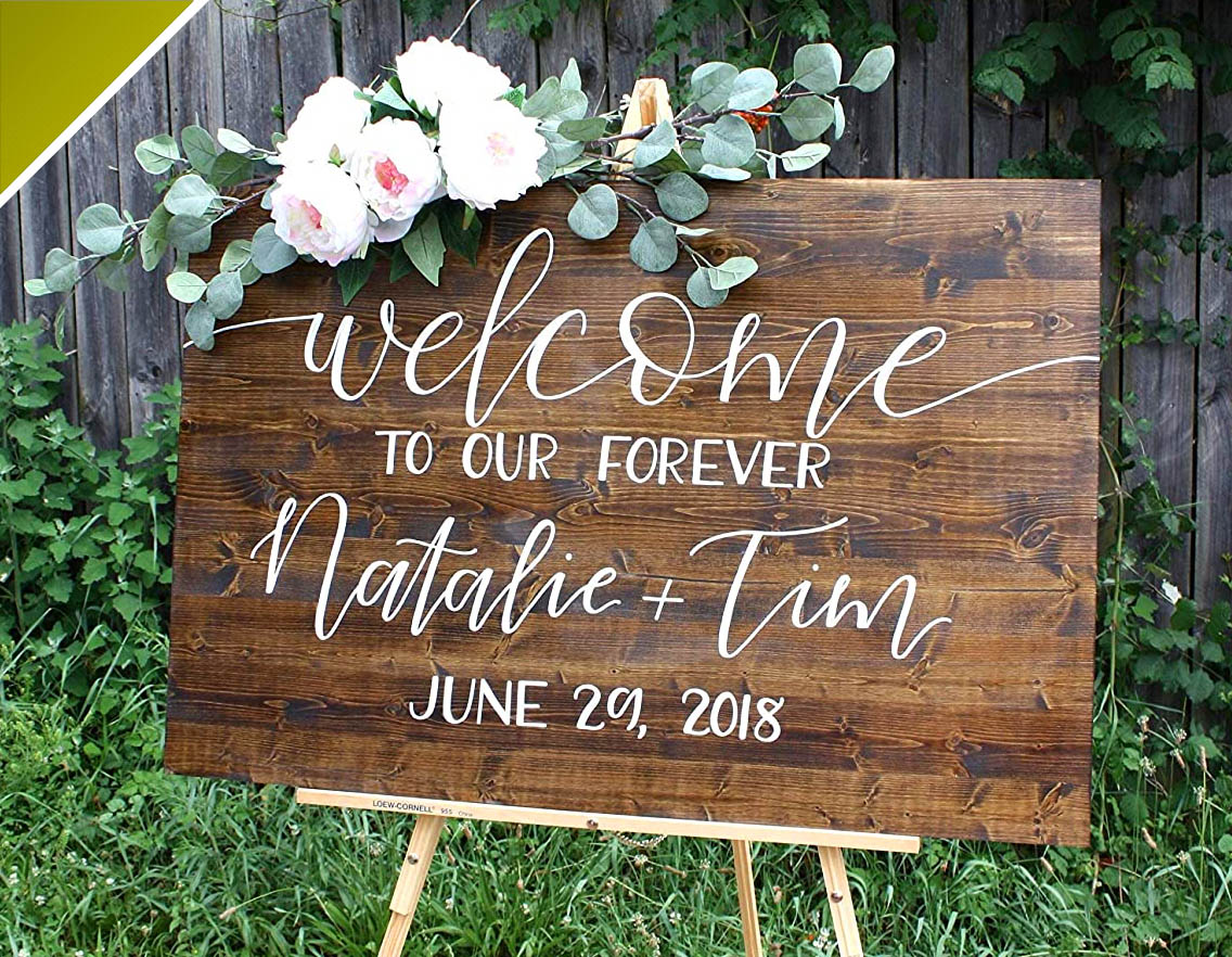 wedding events signage